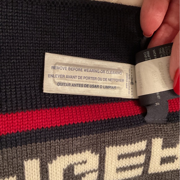 NEW WITHOUT TAGS TOMMY HILFIGER WINTER WOOL/ACRYLIC SCARF 9x62” - Picture 10 of 16